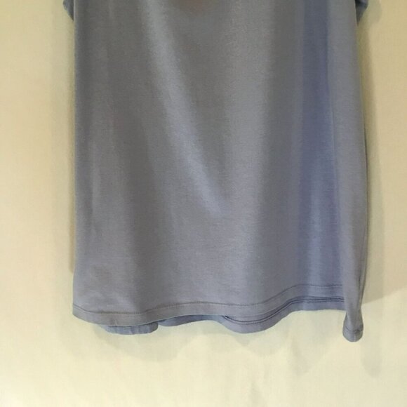 Talbots Stretch Tank Top in Soft Blue Women's Size Large Career All Seasons - Picture 3 of 6